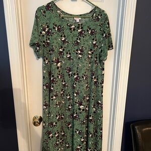 EUC Lularoe Carly dress Minnie Mouse